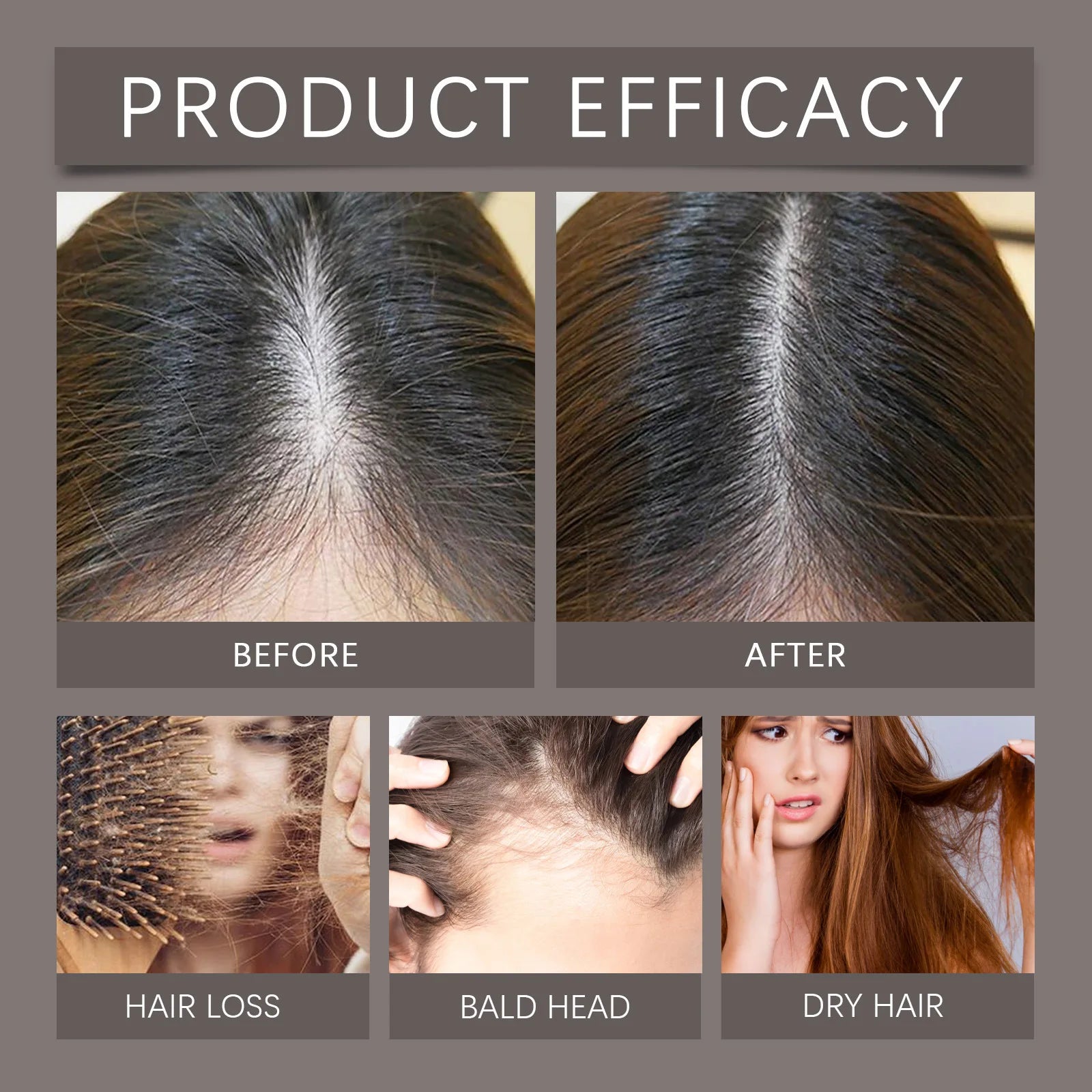 Hair Care Essential Oils Moisturize and Repair Dry and Frizzy Hair, Leaving It Shiny, Smooth, and Nourishing The Scalp