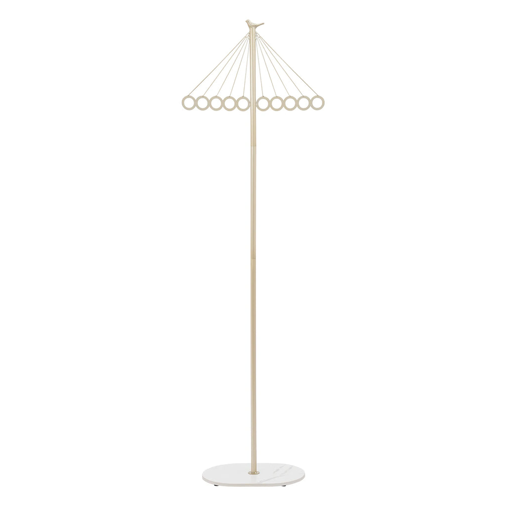 Clothing Rack with 10 Hooks Creative Decorative Metal Clothing Rack Entrance Clothing Rack With Rock Slab Base