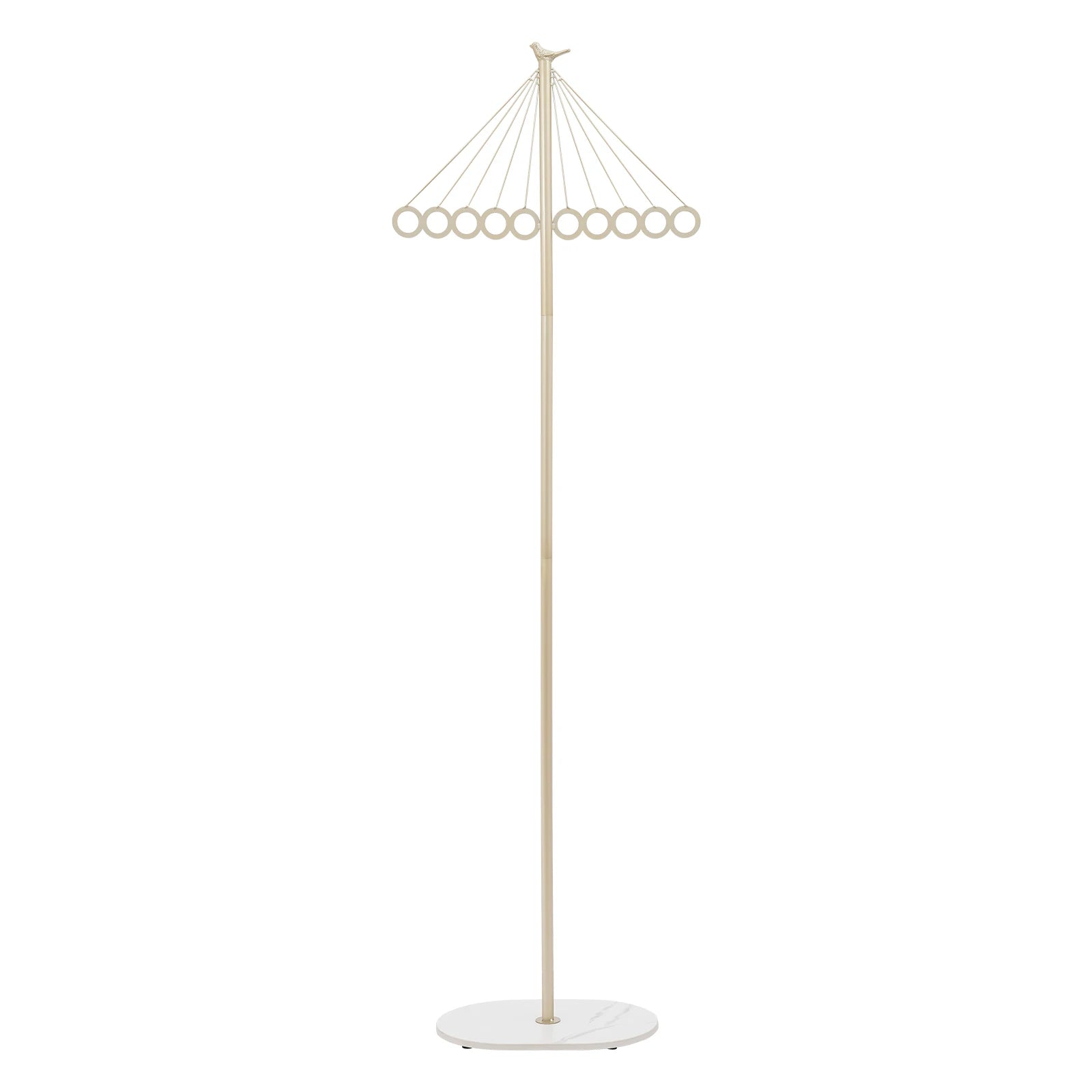 Clothing Rack with 10 Hooks Creative Decorative Metal Clothing Rack Entrance Clothing Rack With Rock Slab Base
