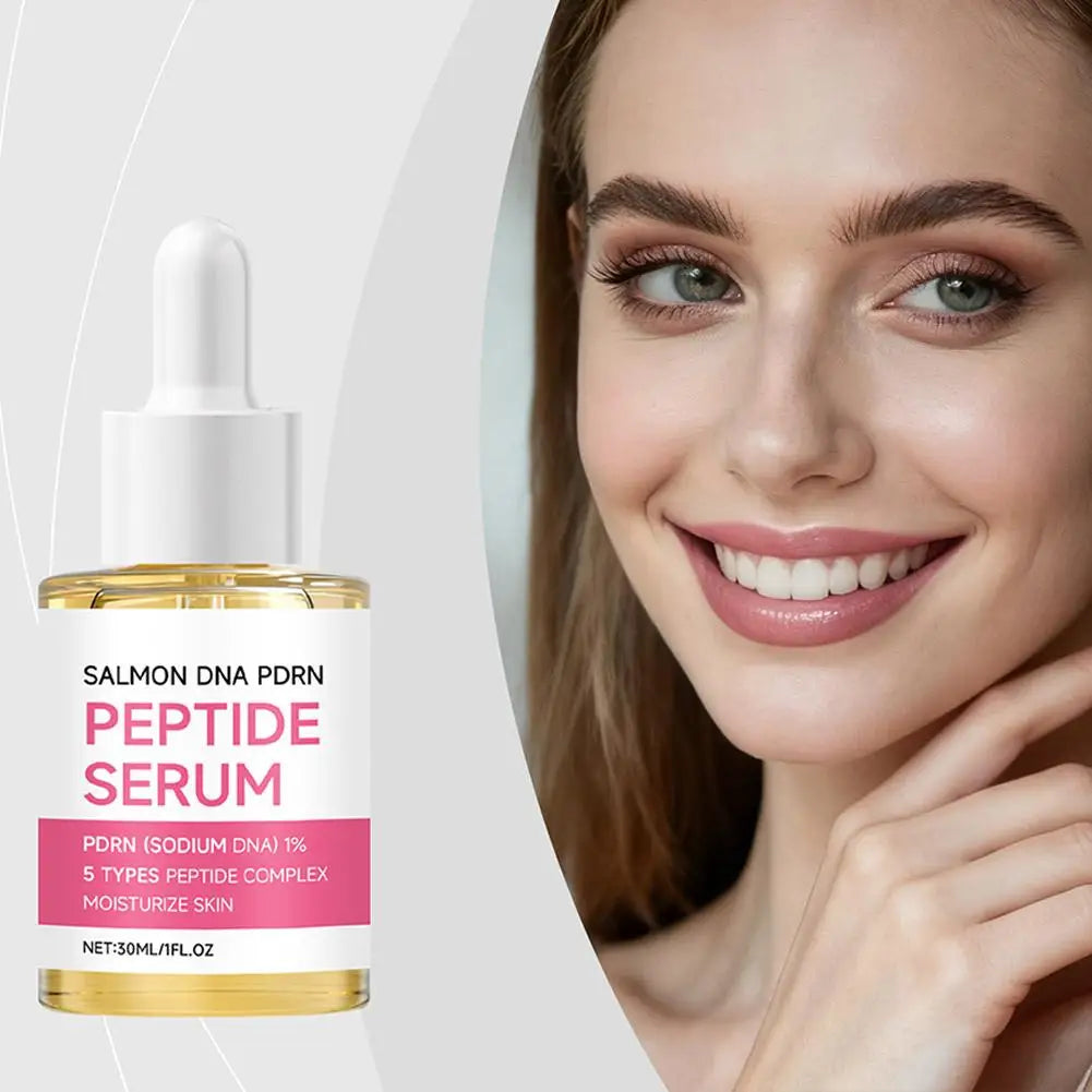 Salmon DNA Pdrn Peptide Serum Moisturizing Firming Lifting Revitalizing Brightening Smoothing Repair Facial Serum