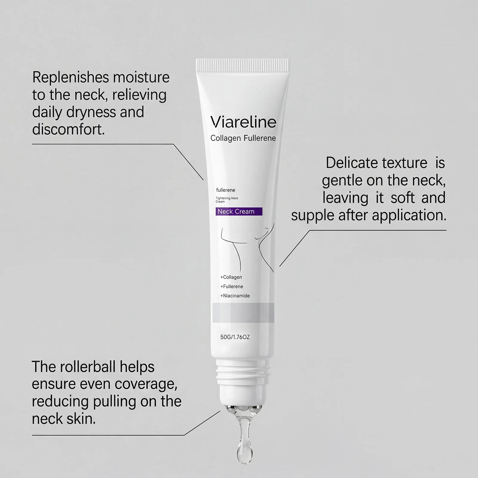 كريم الكولاجين لشد وتنشيط بشرة الرقبة | Collagen Firming Neck Cream