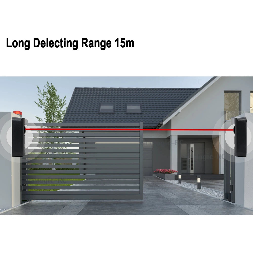 12/24V Automated Gate Safe Infrared Detector Sensor Garage Gate Door Safety Infrared Photocells
