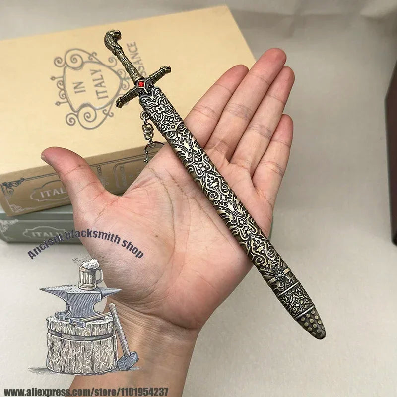 22cm Oathkeeper Sword Brienne of Tarth Game Jaime Lannister of Thrones GOT TV Series Peripherals Metal Weapons Miniatures Crafts
