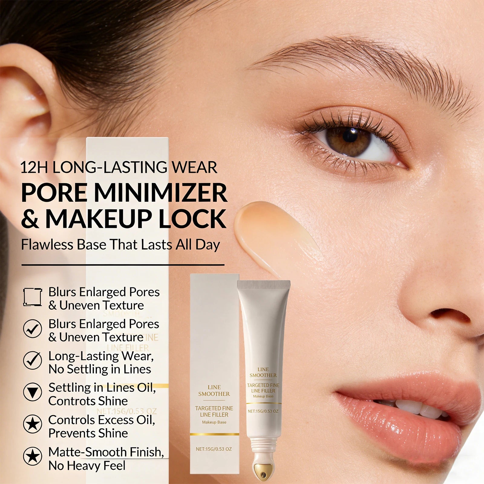 بريمر مرطب خفيف لتمهيد البشرة وتصغير المسامات | Hydrating Primer Lightweight Pore-Minimizing Makeup Base