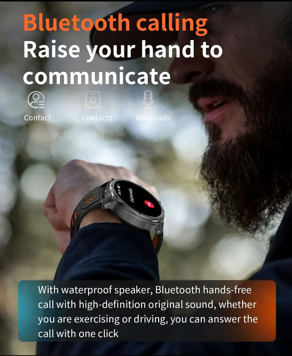 2026 New T-Rex3 Pro GPS Tracker 1100mAh Smartwatch Men 120-Day Standby Clock Rugged Outdoor Sport 10ATM Waterproof Call Watches
