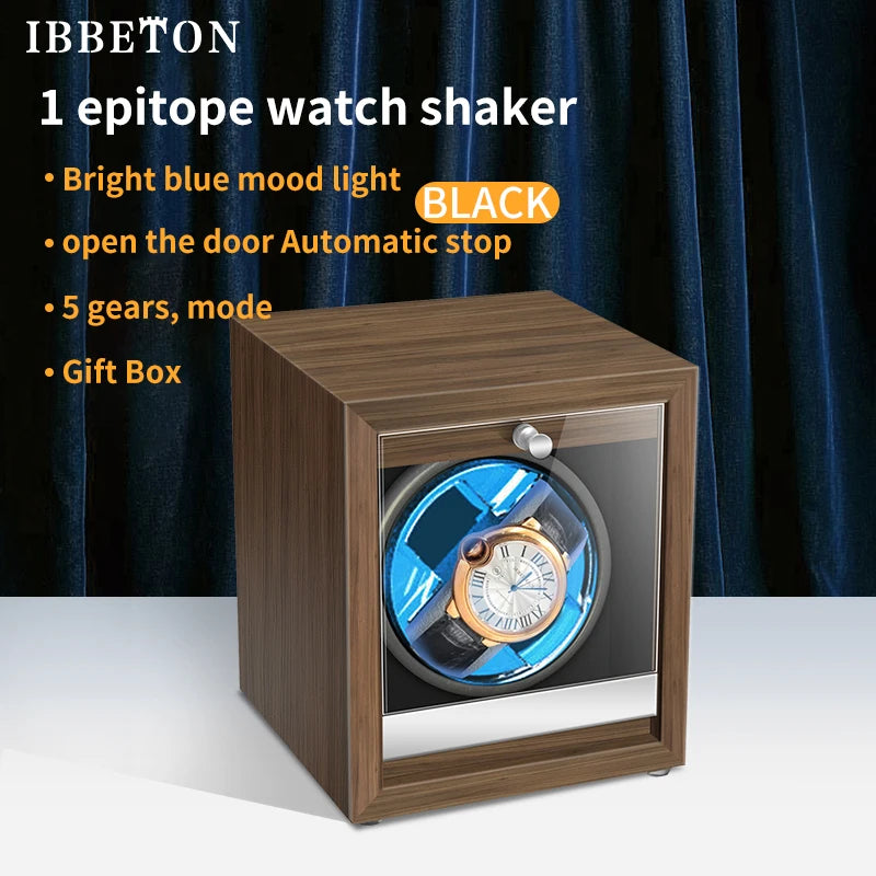 Luxury Wood Automatic Watch Winder Watches Box1 2 3 4 Slots With Japanese Marlboro Movement Watch Cabinet Clock Storage Box