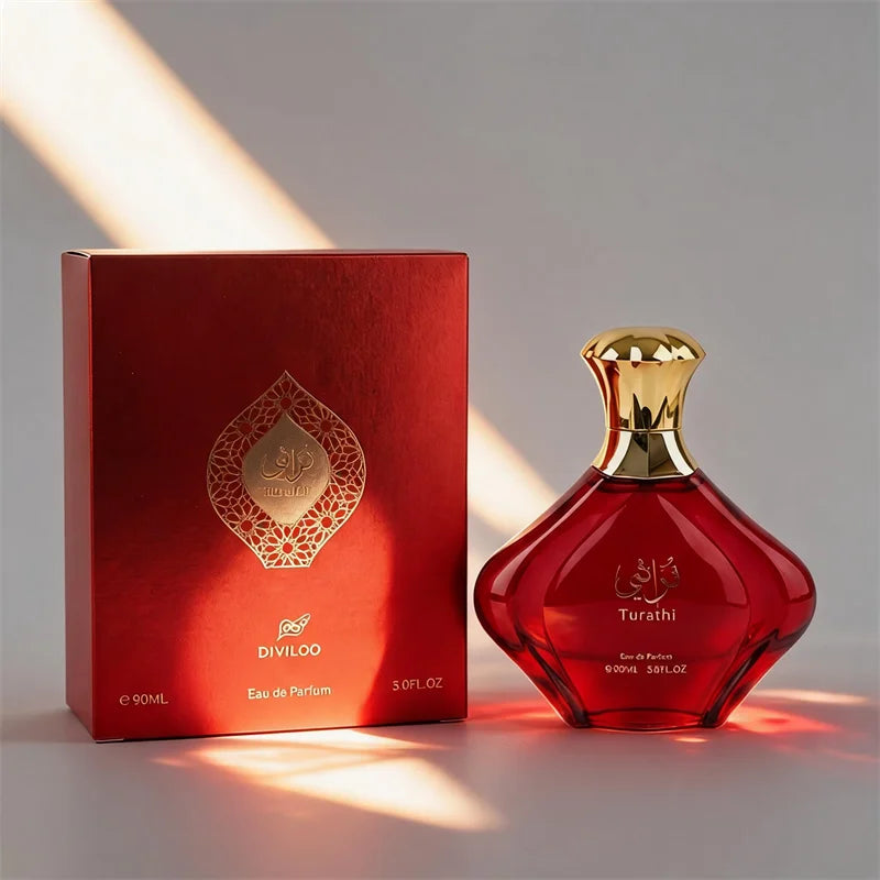 عطر عربي فاخر 90مل ياسمين وليمون وعنبر للجنسين | Arabian Luxury Perfume 90ml Jasmine Lemon Amber Unisex Long Lasting