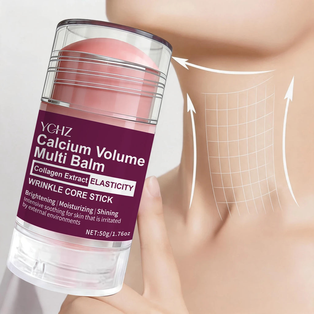 Collagen Facial Care Stick: a Multi-Functional Product That Combines Lip Balm, Eye Cream, Neck Cream, Primer, and Facial Moisturizer, Offering Hydrating and Firming Benefits, Suitable for All Skin Types