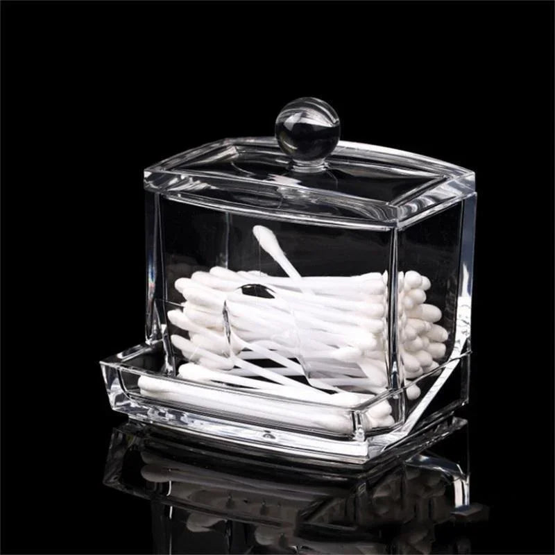 Cotton Swab Box Case Makeup Storage Organizer Holder Organizer Box (without Cotton Swab )