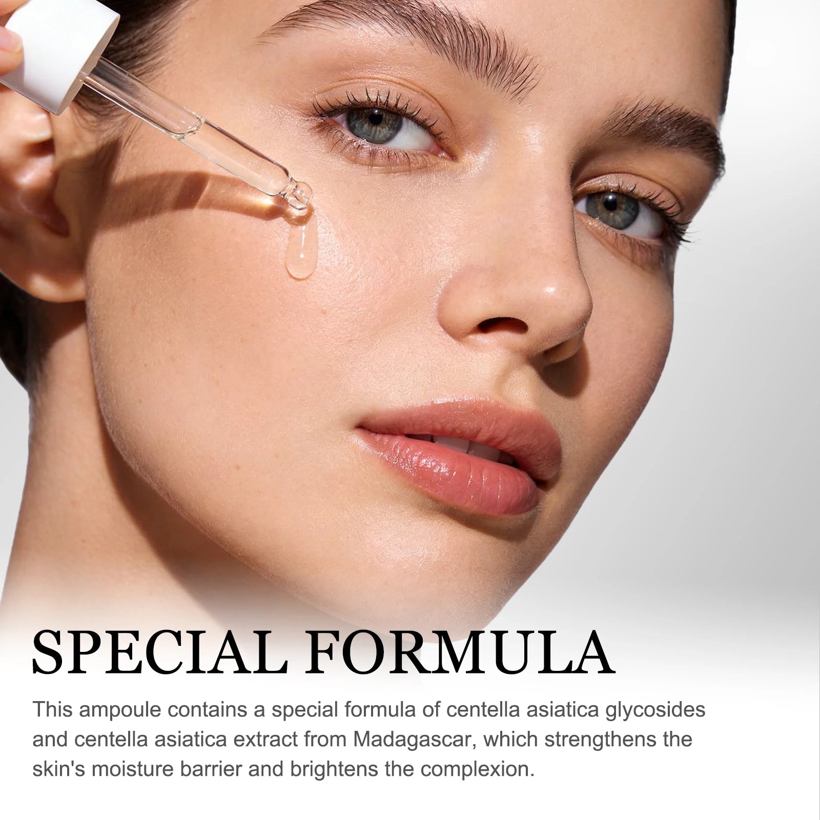 Madagascar Snowgrass Nicotinamide Essence 55ml - Soothes Uneven Tone & Supports Radiance for a Clear, Glowing Complexion.