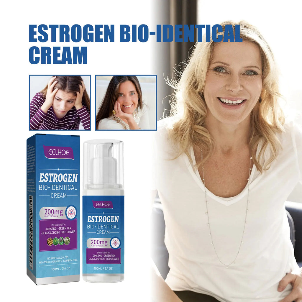 Estrogen Relief Cream for Women Menopause Balancing Hormone Levels Reducing Fatigue Relieve Massage for Health Body Care