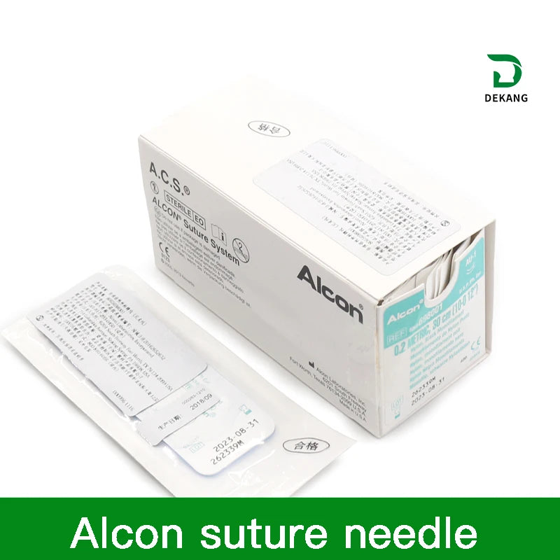 Alcon Eye Stitch Suture Line Nylon Line Polypropylene Suspension Line 10-0 Double Needle Spatula Needle