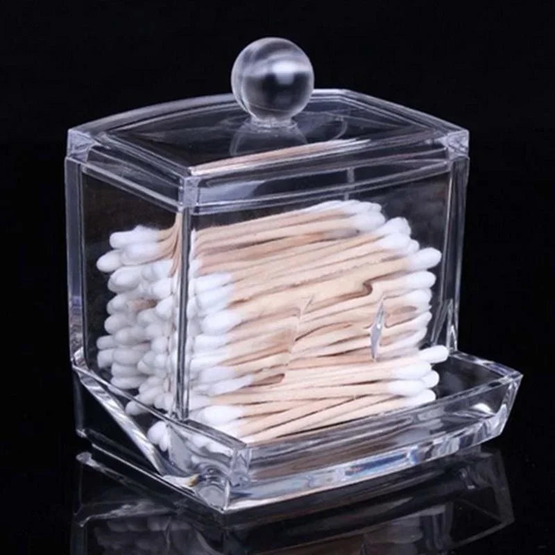 Cotton Swab Box Case Makeup Storage Organizer Holder Organizer Box (without Cotton Swab )