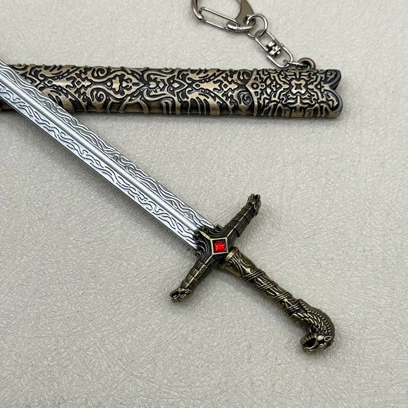 22cm Oathkeeper Sword Brienne of Tarth Game Jaime Lannister of Thrones GOT TV Series Peripherals Metal Weapons Miniatures Crafts