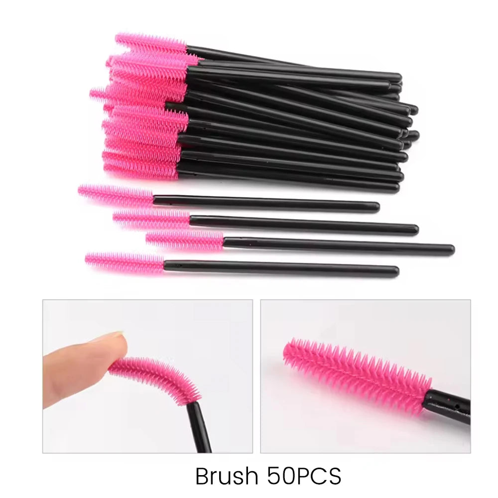Disposable Eyelash Brushes Kits Microblading Needles Dia 0.15MM Micro Tebori Blades Tattoo Eyebrow Supplies Makeup Applicators