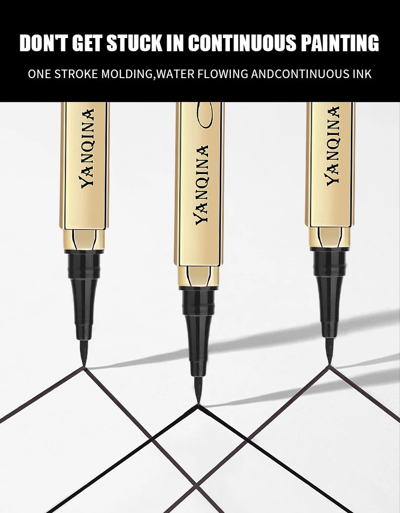 قلم كحل سريع الجفاف مضاد للماء طويل الثبات | Quick-Dry Waterproof Eyeliner Pen