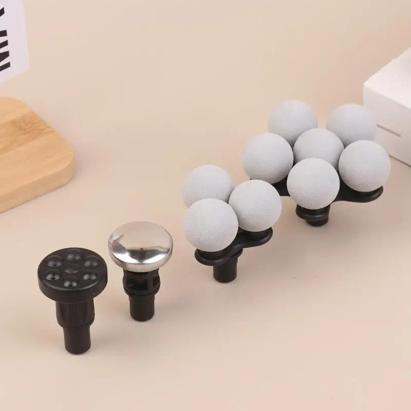 Massage Gun Replacement Heads Muscle Stimulator Body Relaxation Shaping Exercising Fascia Gun Neck Shoulder Massager Head tool