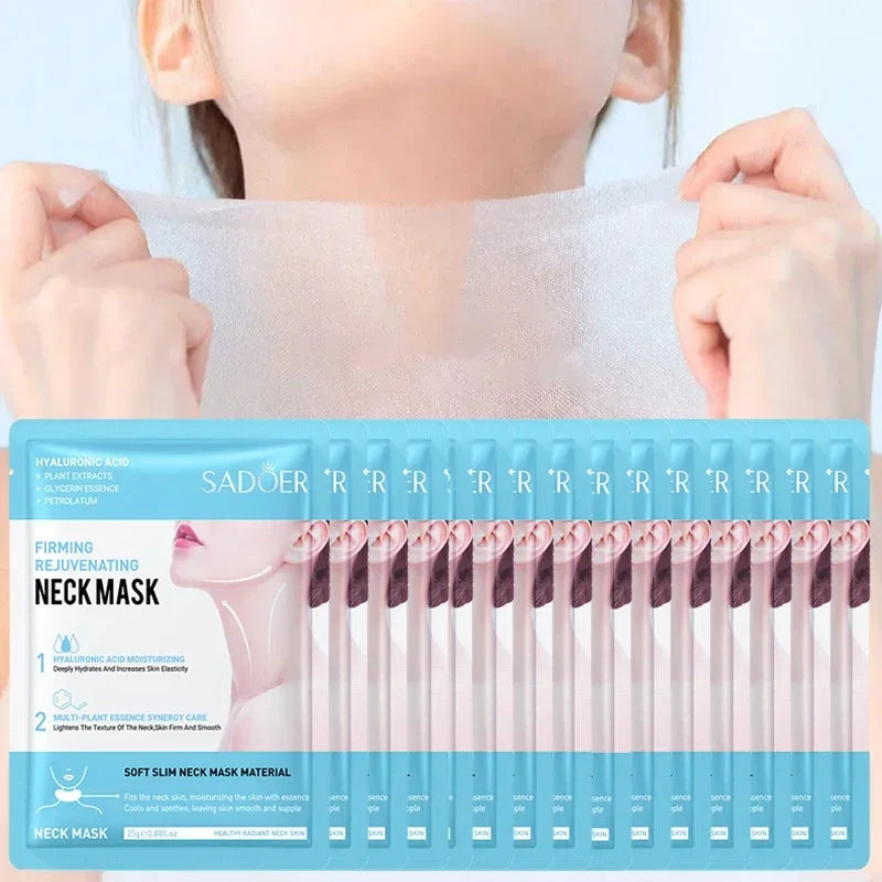 3/5/10/20Pcs Collagen Firming Neck Mask Hyaluronic Acid Nourishing Neck Masks Lifting Brightening Moisturizer Beauty Skin Care