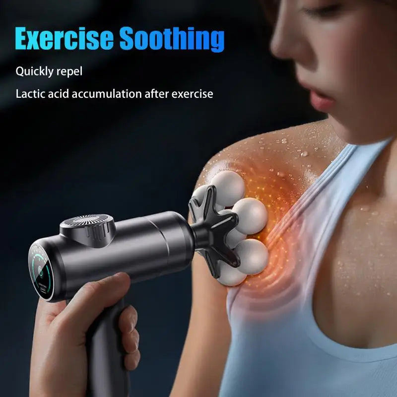 Massage Gun Replacement Heads Muscle Stimulator Body Relaxation Shaping Exercising Fascia Gun Neck Shoulder Massager Head tool