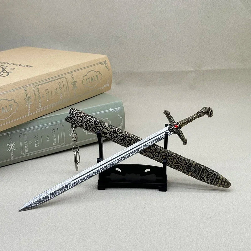 22cm Oathkeeper Sword Brienne of Tarth Game Jaime Lannister of Thrones GOT TV Series Peripherals Metal Weapons Miniatures Crafts