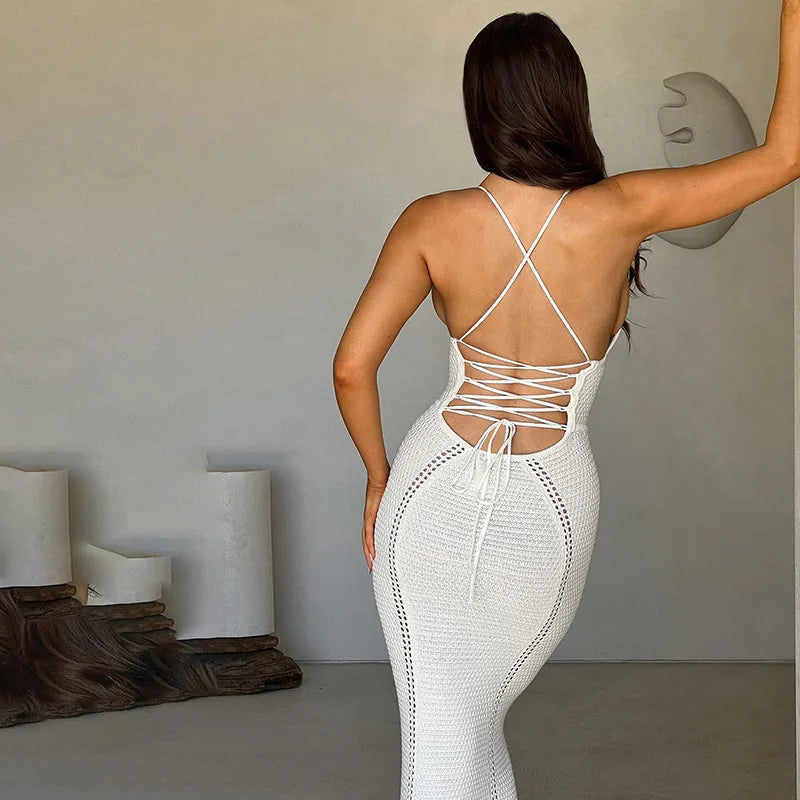 Sexy Cover Up Bikini Women Swimsuit Cover-up Beach Bathing Suit Beach Wear Knitting Swimwear Mesh Beach Dress Tunic Robe