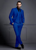 New Grey Mens Suit Groom Suit Cheap Formal Man Suits for Wedding Best Men Slim Fit Groom Tuxedos for Man(Jacket+Vest+Pants)Terno